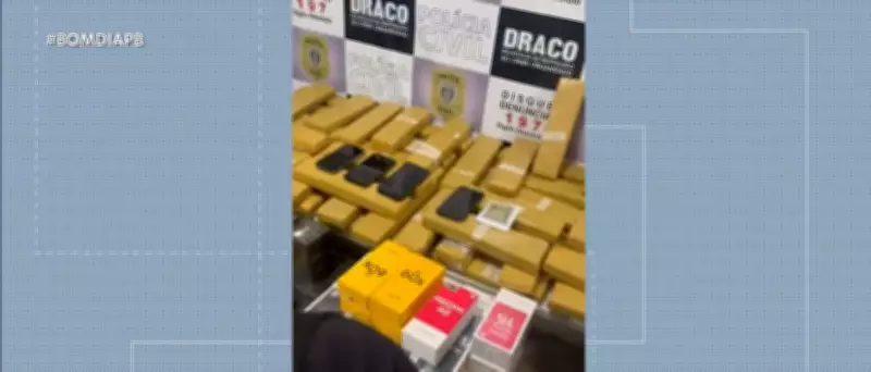 Polícia apreende 100 kg de drogas e produtos contrabandeados em Campina Grande