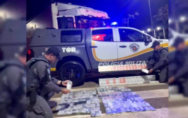 Polícia apreende 410 iPhones avaliados em R$ 1,6 milhão em Angatuba (SP)