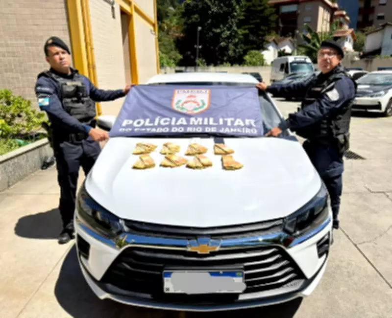 Polícia apreende carro e R$ 14,5 mil em dinheiro durante abordagem em Petrópolis