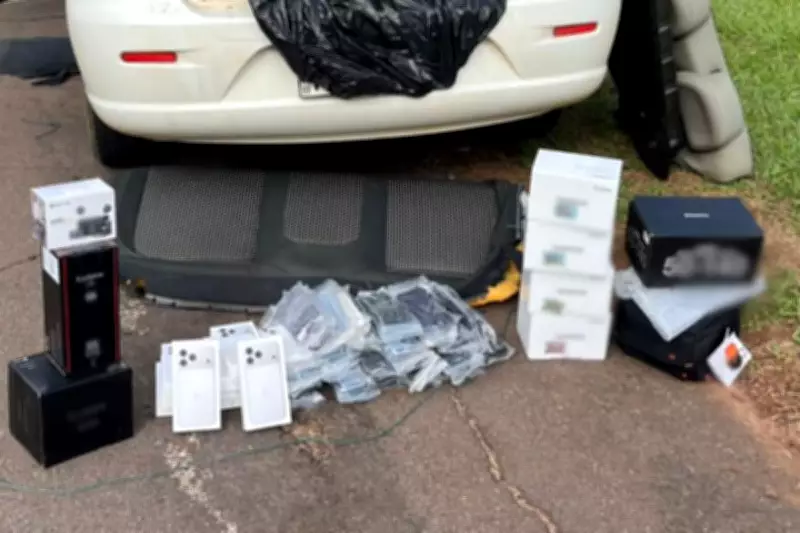 Polícia apreende R$ 345 mil em celulares sem nota fiscal em rodovia de Rosana