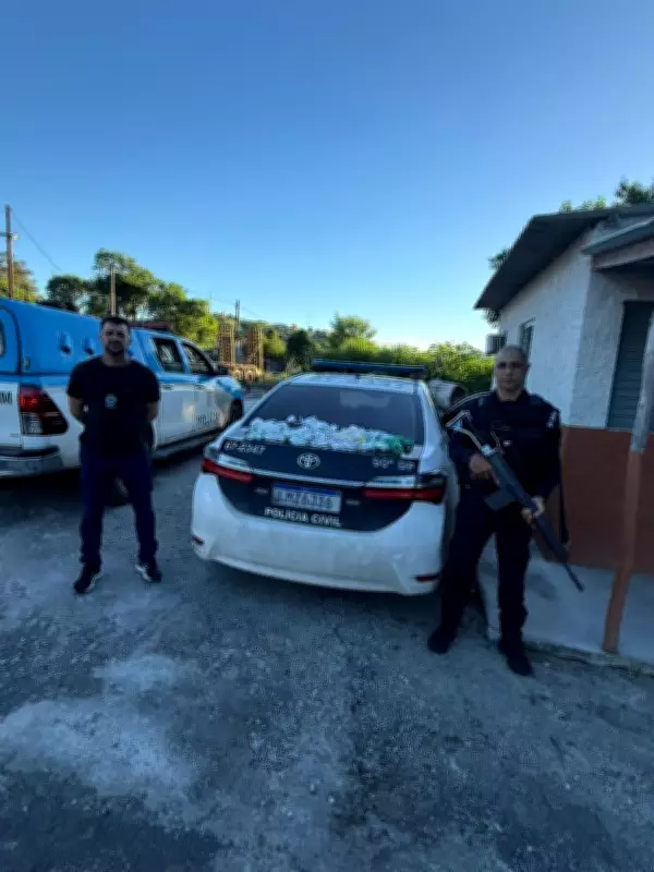 Polícia Civil apreende drogas em ação no bairro Vila Brígida em Barra Mansa