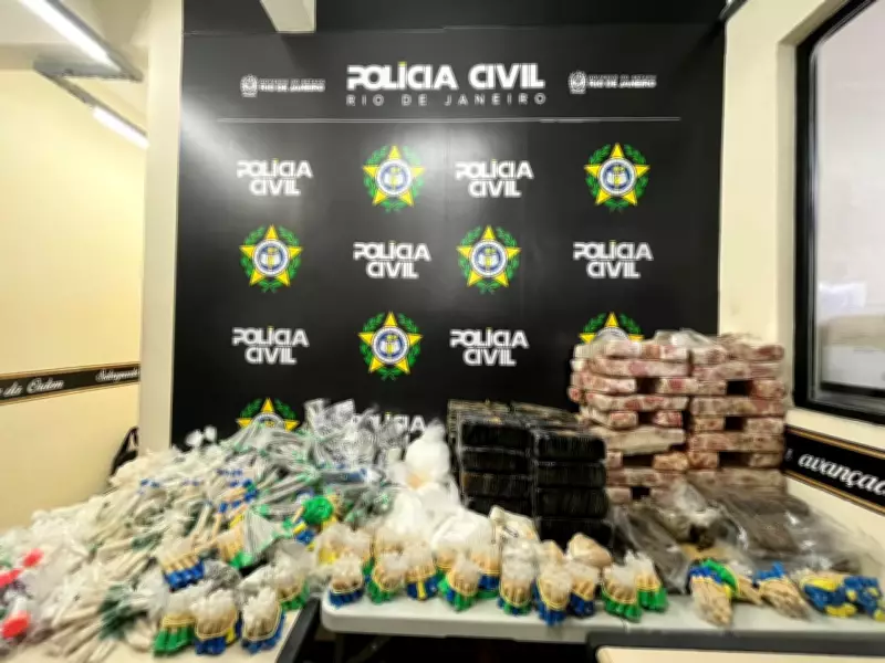 Polícia Civil apreende mais de 100 kg de drogas em residência abandonada em Volta Redonda