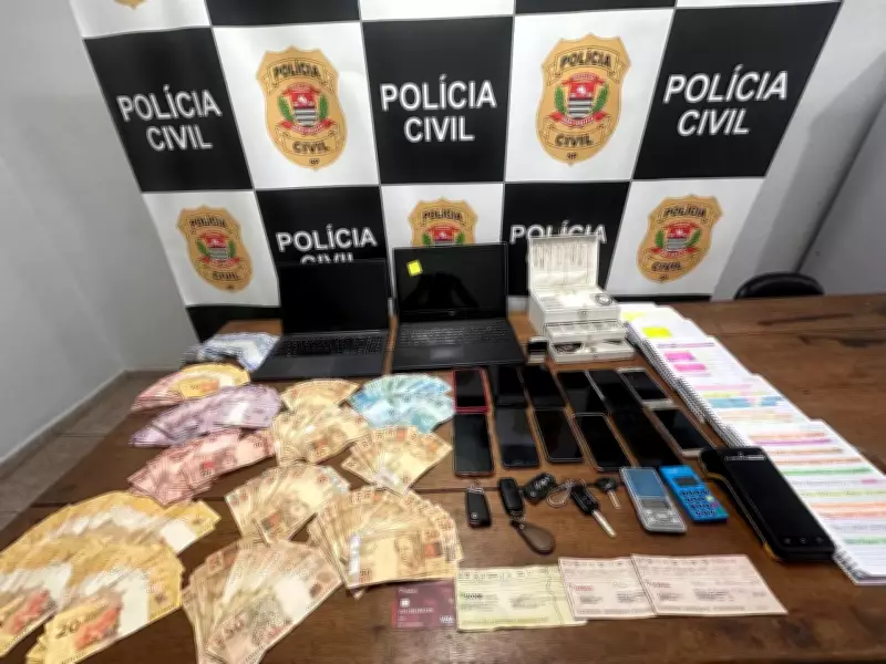 Polícia Civil apreende R$ 15 mil em operação contra agiotagem e armas ilegais em SP