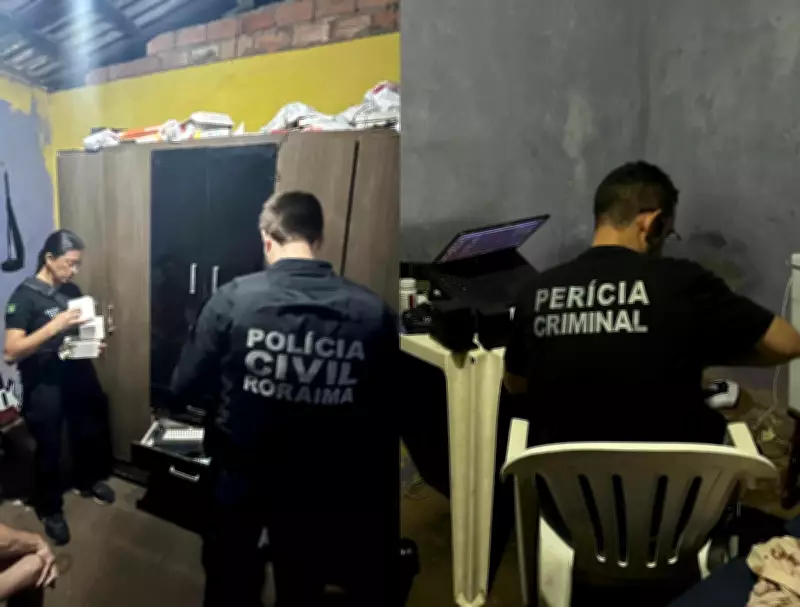 Polícia Civil cumpre mandado de busca e apreensão em Boa Vista por figurinha de exploração infantil