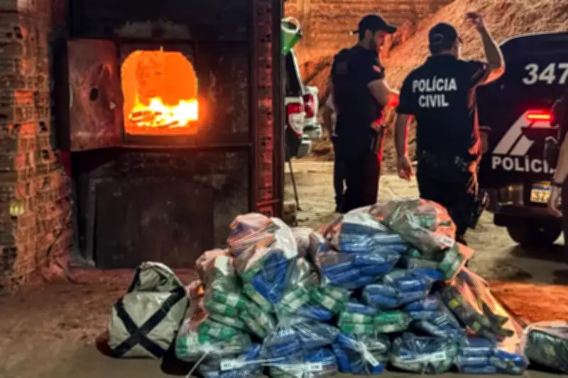 Polícia Civil do Pará incinera mais de uma tonelada de drogas apreendidas em Castanhal