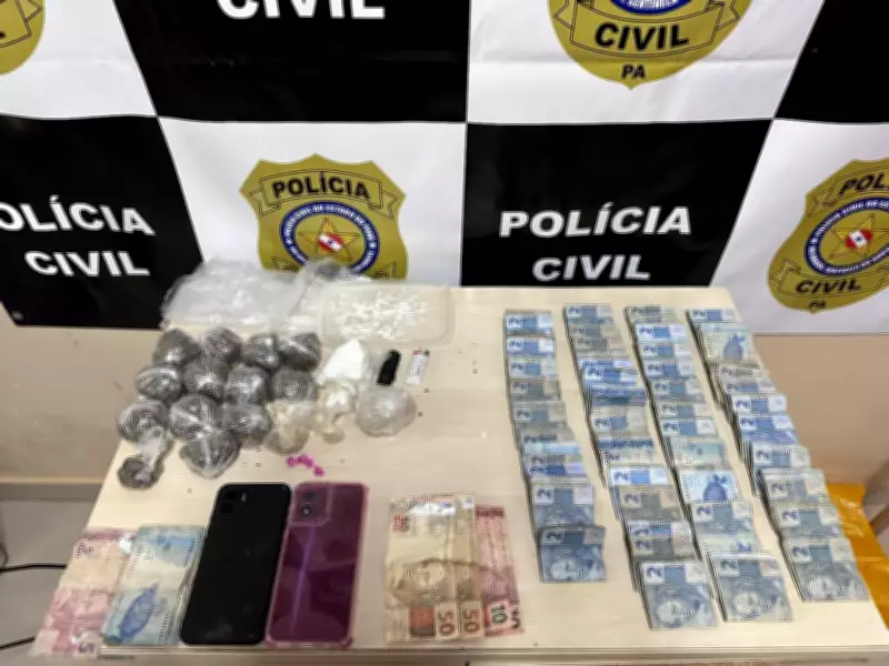 Polícia Civil do Pará prende três suspeitos de tráfico de drogas em Faro