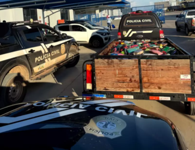 Polícia Civil incinera mais de uma tonelada de drogas apreendidas na BR-230 em Balsas