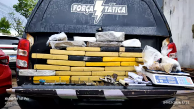 Polícia Militar apreende mais de 25 kg de drogas em centro de distribuição no Maranhão