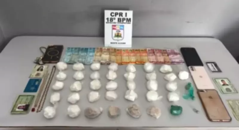 Polícia Militar prende três suspeitos de tráfico de drogas em Monte Alegre, Pará