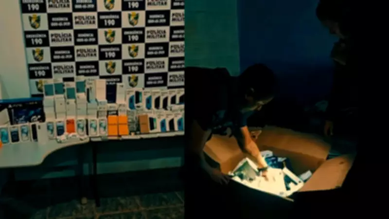 Polícia recupera 157 celulares e prende suspeitos de furto em loja de eletrônicos em Nova Ubiratã