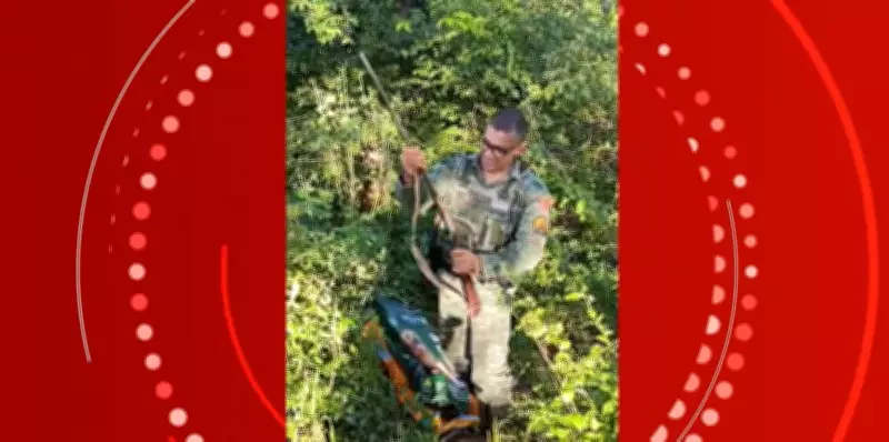 Policiais encontram arma escondida em mata após suspeita de caça ilegal em Coração de Jesus