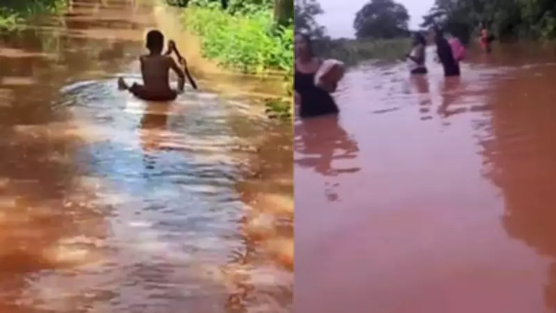 Ponte improvisada desaba e deixa comunidade quilombola isolada no Piauí