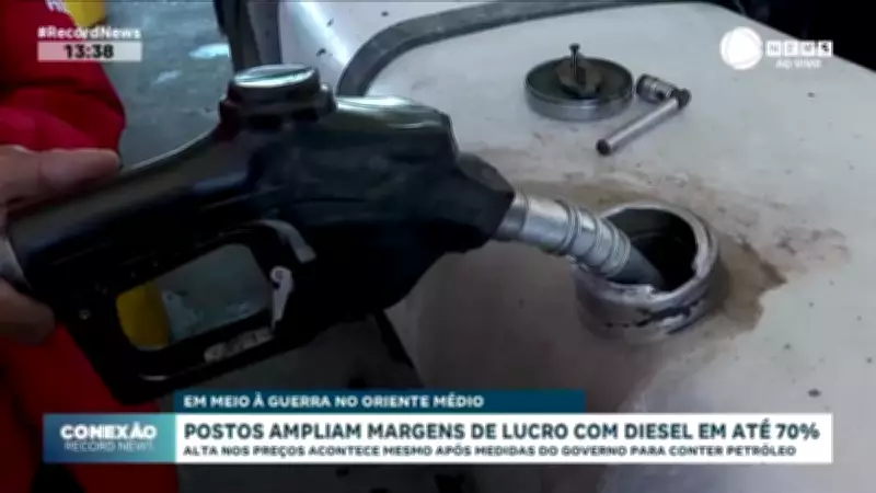 Postos de combustível ampliam margens de lucro com diesel em até 70% no Brasil