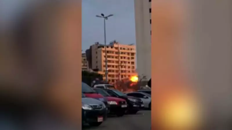 Prédio de 16 andares desaba em Beirute após ataque com míssil israelense