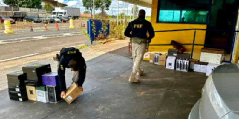 PRF apreende 268 garrafas de vinho argentino sem nota fiscal em Marília