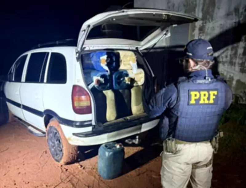 PRF apreende combustível e dinheiro suspeitos de financiar garimpo ilegal em Roraima