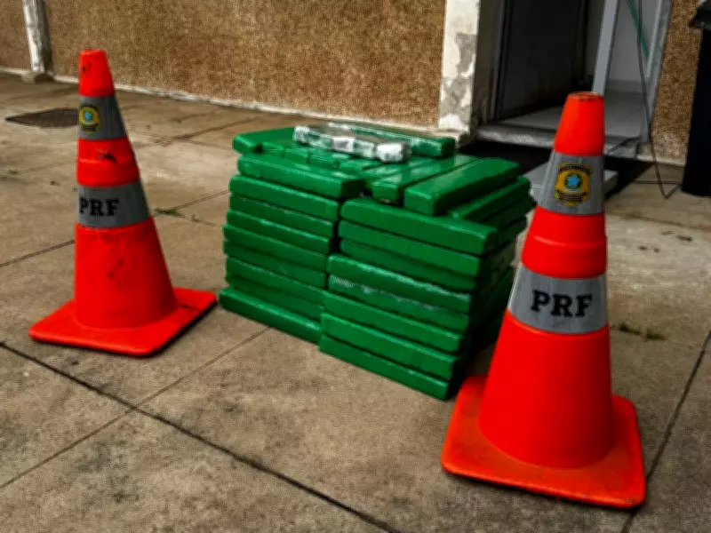 PRF apreende quase 90 kg de maconha em carro na BR-267 em Juiz de Fora