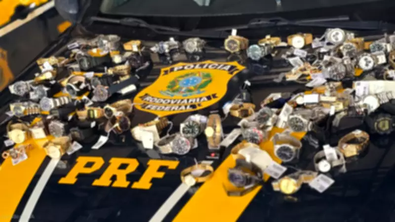 PRF apreende relógios sem nota fiscal e prende suspeito por furto em Barra do Corda