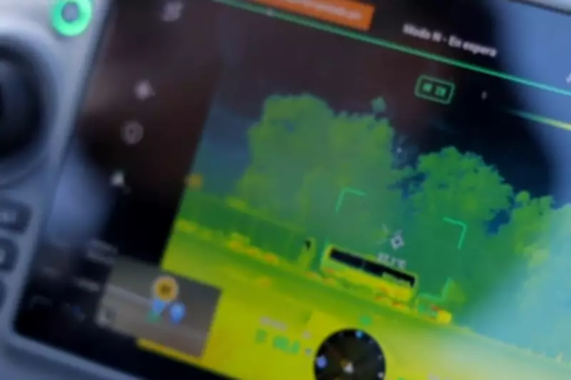 PRF usa drones e câmeras térmicas para fiscalizar freios de caminhões em Mato Grosso