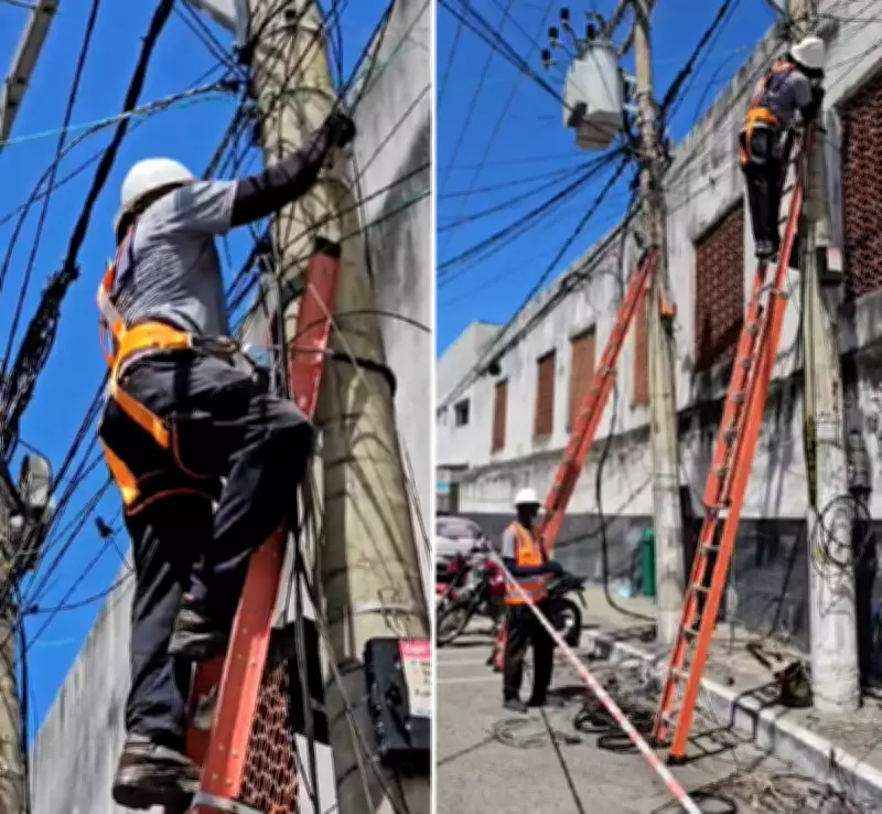 Programa Cidade Limpa retira 12 km de fiação abandonada em Arraial do Cabo