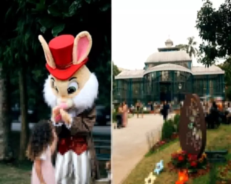 Páscoa Petrópolis: Evento gratuito no Palácio de Cristal atrai famílias com programação infantil