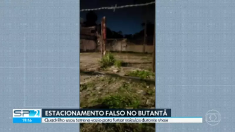 Quadrilha monta estacionamento falso em terreno vazio e furta carros durante show no Butantã