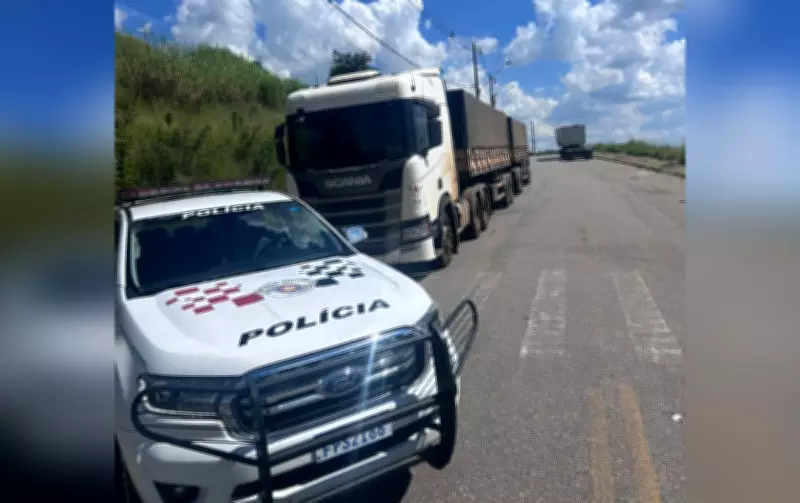 Quadrilha é presa em Itatiba após roubo de caminhão e sequestro de motoristas