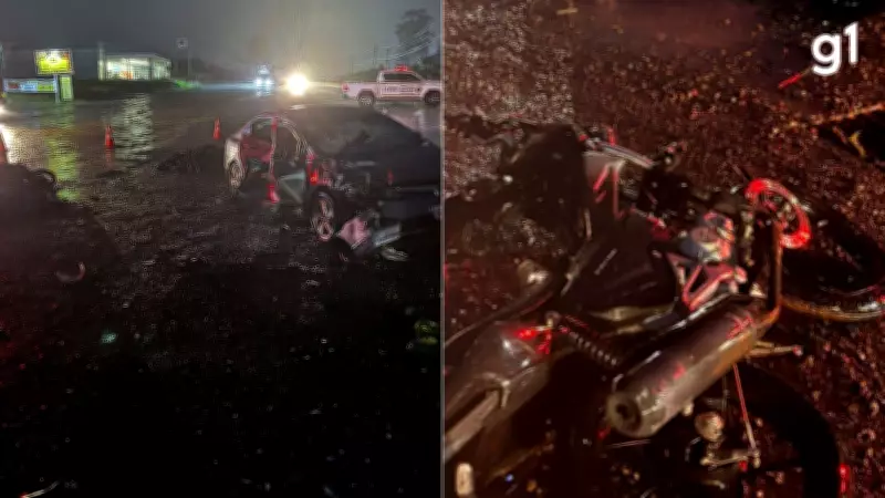 Quarta vítima morre após acidente entre carro e motos no RS; irmãs estavam entre os mortos