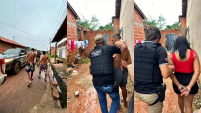 Quatro presos por tráfico de drogas em João Lisboa após esconder entorpecentes em fossa