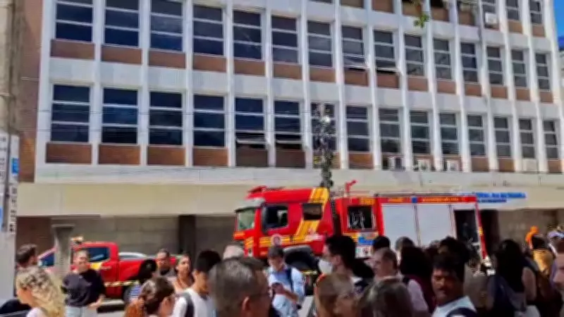 Queda de energia provoca princípio de incêndio na sede da Secretaria da Fazenda de Aracaju