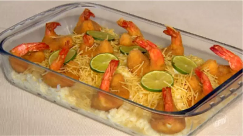 Receita Exclusiva: Camarão Saint Jacques com Arroz Cremoso no Terra da Gente