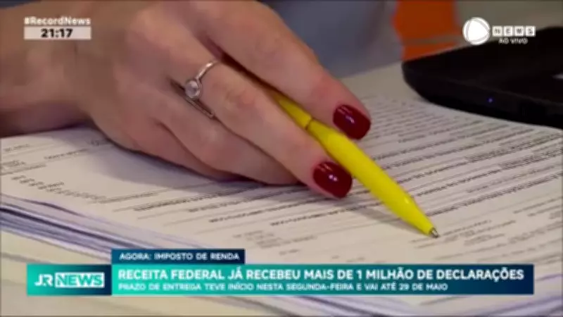 Receita Federal já recebeu mais de 1 milhão de declarações do IR 2026