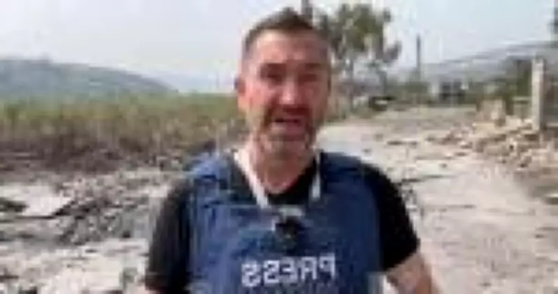 Repórter britânico escapa por metros de míssil israelense durante transmissão no Líbano