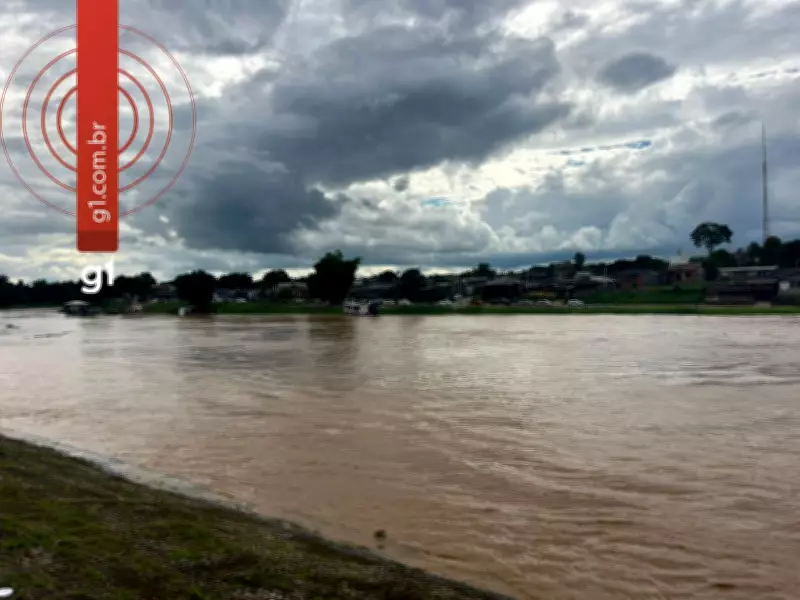 Rio Acre ultrapassa cota de alerta em Rio Branco após dois meses e chega a 13,75 metros