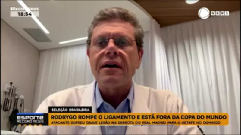 Rodrygo sofre ruptura de ligamento e está fora da Copa do Mundo de 2026