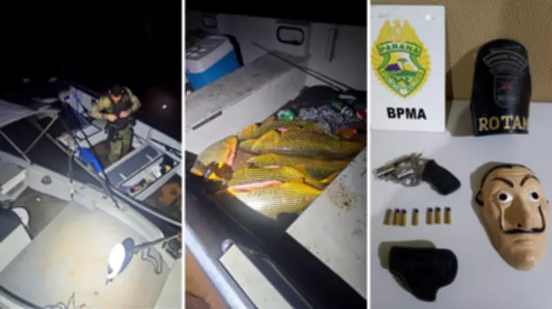 Seis pessoas são presas por pesca ilegal em represa de Pinhão, no Paraná