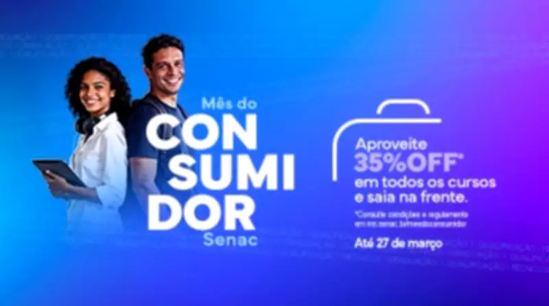 Senac MS oferece descontos em cursos para combater falta de qualificação no mercado de trabalho