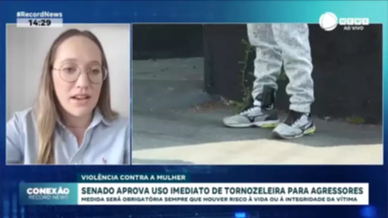 Senado aprova uso obrigatório de tornozeleira eletrônica para agressores de mulheres