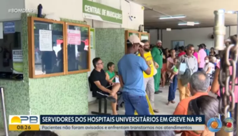 Servidores de hospitais universitários na Paraíba entram em greve nacional