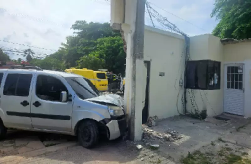 Sete crianças feridas após motorista furar blitz e colidir com muro em Paulista