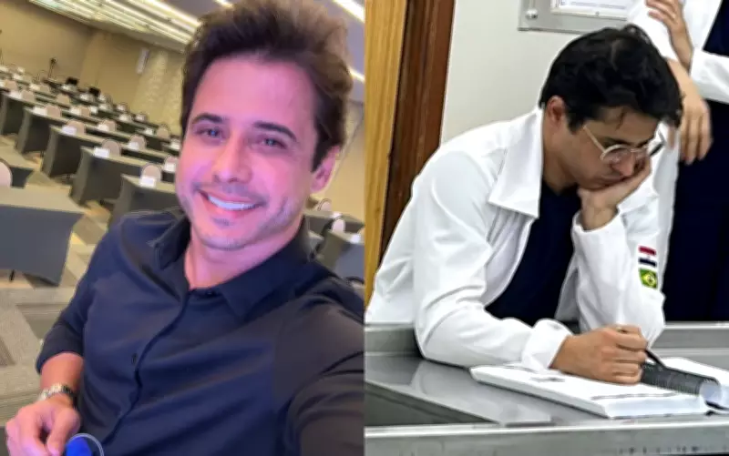 Seu Waldemar, foragido por dívida de pensão, cursa medicina no Paraguai e posta rotina