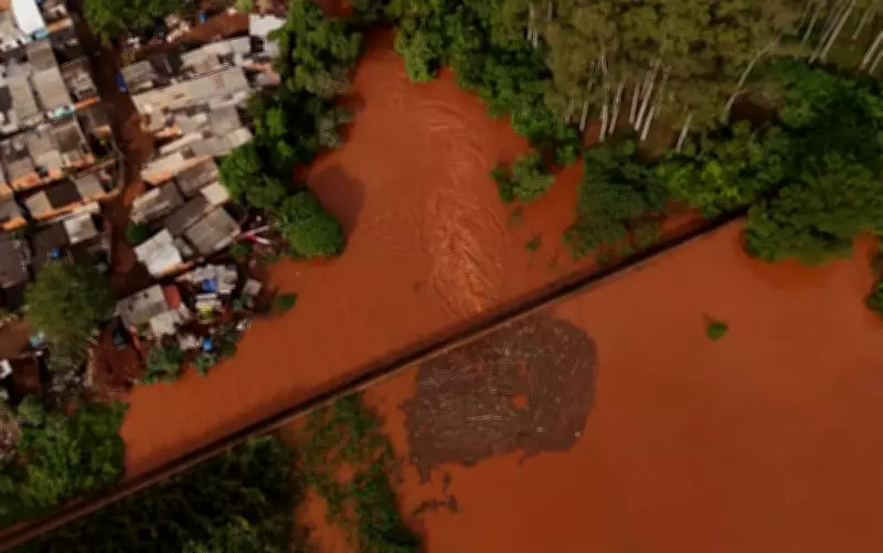 Sobrevoo expõe falhas críticas em sistema antienchentes que ameaça 170 famílias em Ribeirão Preto