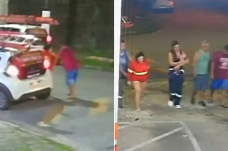 Socorrista do Samu salva bebê de dois meses engasgado em São Vicente com manobra de Heimlich