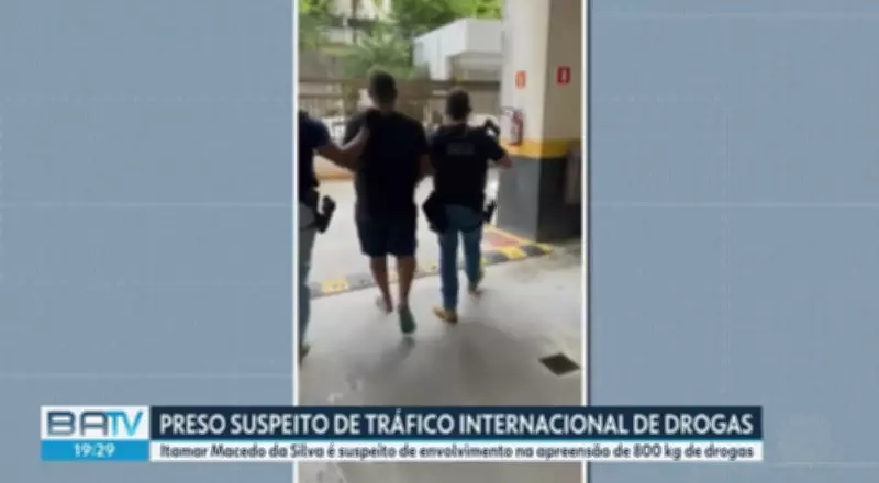 Suspeito de tráfico internacional de drogas é preso pela Polícia Civil em Salvador