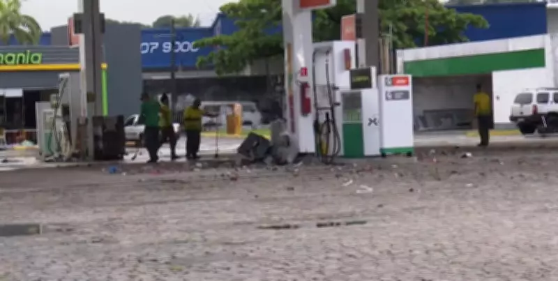 Suspeitos explodem posto de combustíveis em João Pessoa e causam vazamento de diesel