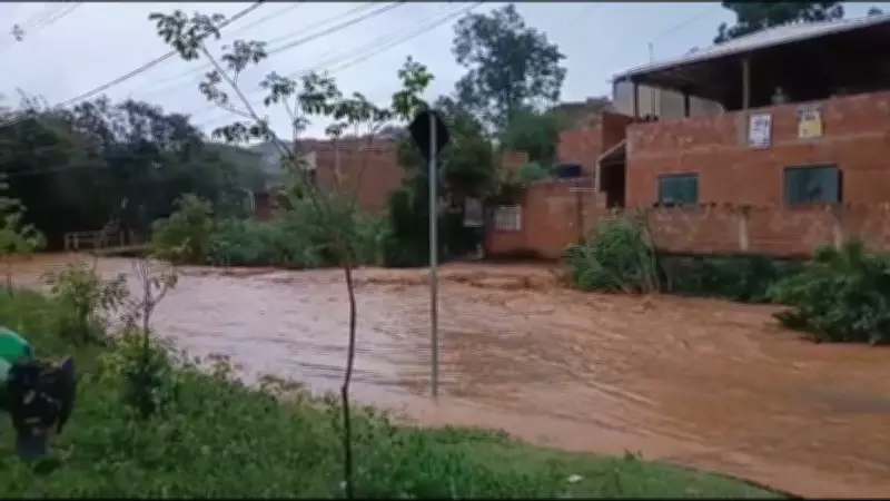 Temporal em BH derruba muro de escola e causa alagamentos na região metropolitana