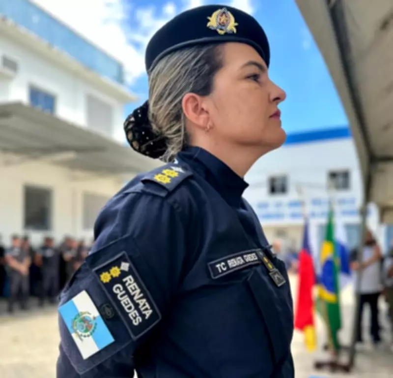 Tenente-coronel Renata Guedes é a primeira mulher a comandar o 8º BPM em Campos dos Goytacazes