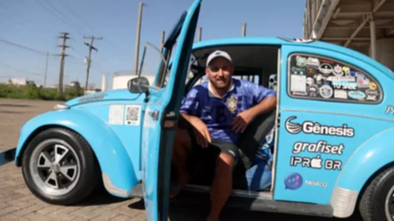 Torcedor gremista inicia viagem de carro do Brasil aos EUA para a Copa do Mundo