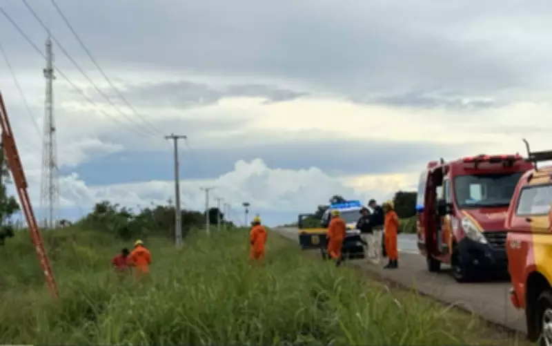 Trabalhador de internet morre eletrocutado em rede de alta tensão em Cristalina