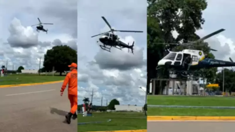 Trabalhadores sofrem choque elétrico em MT e são resgatados por helicóptero após acidente